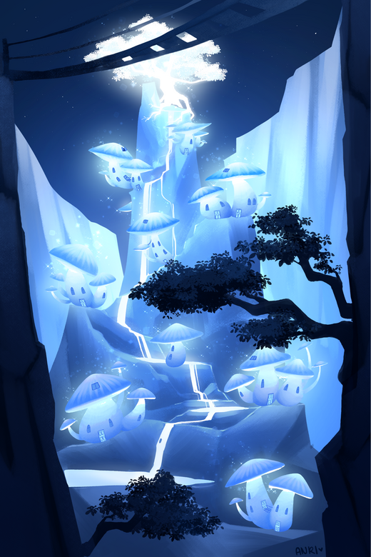 Fantasy Shroom Village